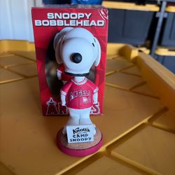 Snoopy Bobblehead Los Angeles Angels