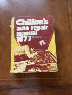 Chilton’s Auto Repair Manual 1977