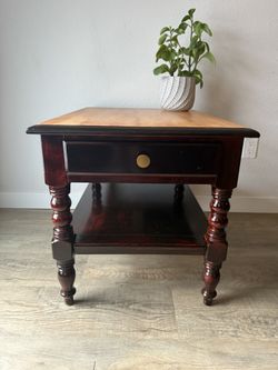 ROBUST side table - nightstand - two toned - Conant Ball furniture - drawer - delivery available