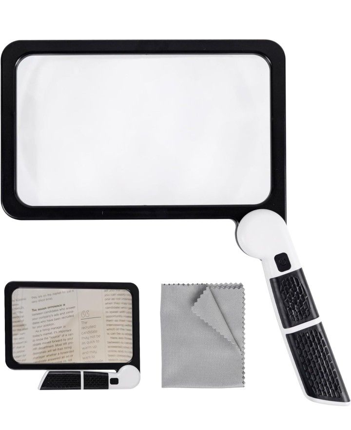 Full Page Magnifier with Light