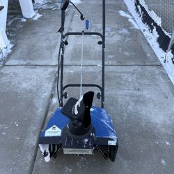 ELECTRIC SNOW BLOWER WITH LIGHT, GOOD WORKING CONDITION. $80.00 OR BEST OFFER. 