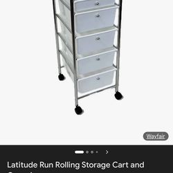 Organization rolling cart