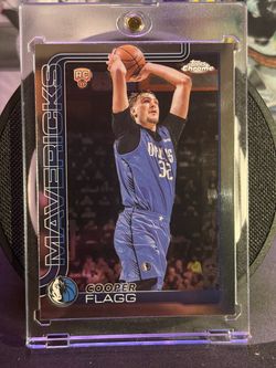 2025 Topps Chrome Cooper Flagg #251 Rookie Dallas Mavericks