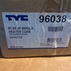 Jeep Wrangler 87-95 Heather Core