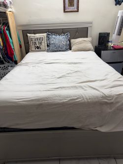 Mattress and the bed frame