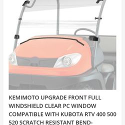 New Golfcart Windshield 