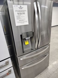 $2099 30 Cu Ft SMART ENERGY STAR 4 door French Door Refrigerator