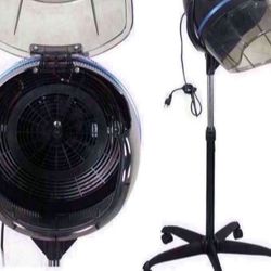 Salon Hair Bonnet Dryer w/Adjustable Height and Rolling Base