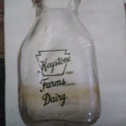 Half Pint Bottle  Milk