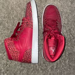 jordan 1 mid red elephant