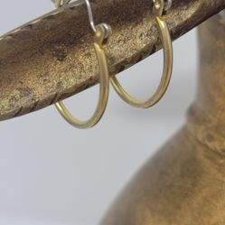 Gold Plated Hoops
