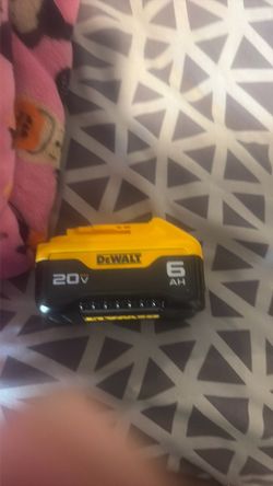 DeWalt battery 6ah
