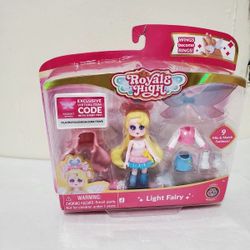 Light Fairy Doll Royale High 3 Inch Game Inspired Fashion with Virtual Code
