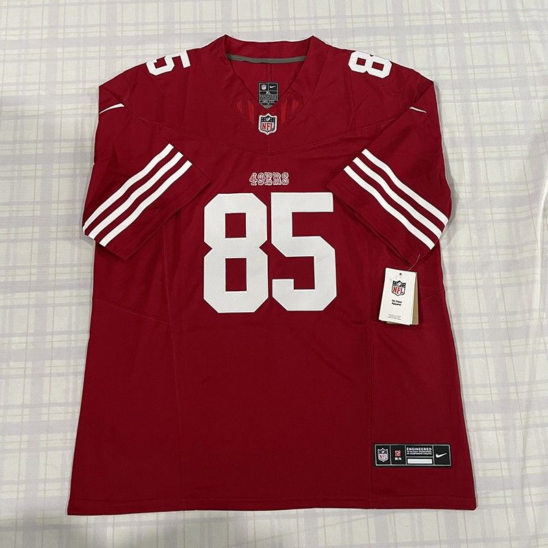 NFL San Francisco 49ers Kittle Player Red Jersey No. 85
