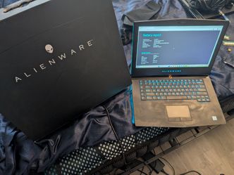 Alienware M15 with i7 7th gen 2.8ghz 16gb of ram, 1tb HD plus 1TB SSD with 32gb optane, GTX 1060 6gb