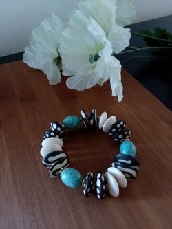 1PC Beautiful African Turquoise Bracelet