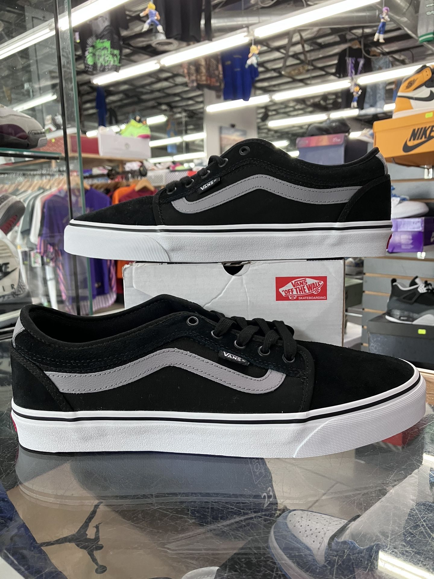 Vans Chukka Low Sidestripe Black Grey
