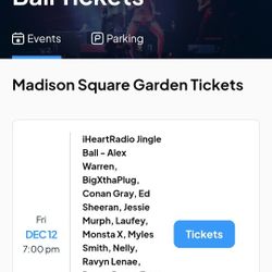 I Heart Jingle Ball Concert Tickets (12 Tickets)
