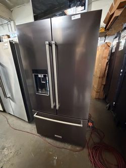 Kitchenaid Counter Depth Black Stainless Refrigerator