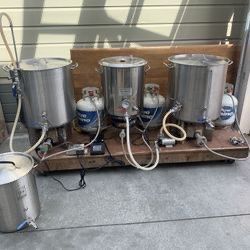 Beer Brewing Equipment, 1/2 Barrel (15gal capacity)