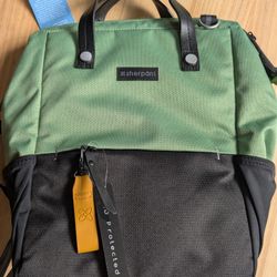 Sherpani Green and Black Dispatch Backpack BNWT