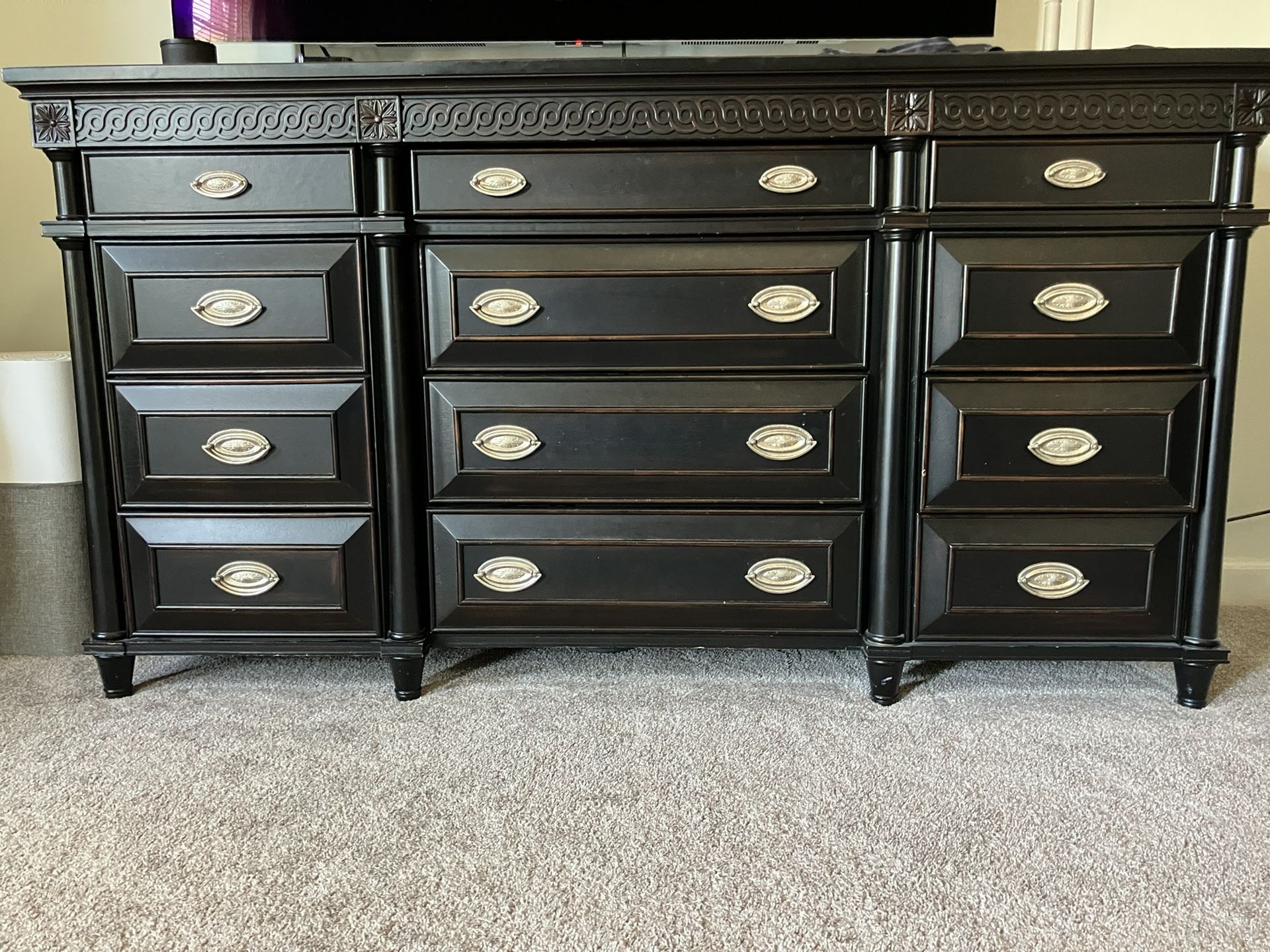 Set: 2 Solid Wood Dresser Draws