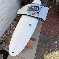 Culture Supply 7’8 Fun Ride Surfboard BUNDLE- NEW