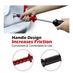 Slide Hammer Puller Dent Removal Tool with 3 Pieces Tabs, Include Cold Glue for Steel, Aluminum, Other Metal Auto Body, New Car Dent Repair Tool
