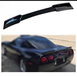 New in the box Rear Spoiler Wing Rear Trunk Lid Wing Spoiler Compatible with Corvette C[hidden information] ZR1 Extended Style (Glossy Black)(D271) 