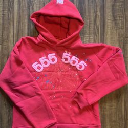 Red Sp5der 555 Hoodie
