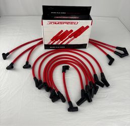 JDMSPEED New Red 10.5mm Racing Spark Plug Wires Set (JDM-D080) For Sale $17.00 50%+ OFF NEW