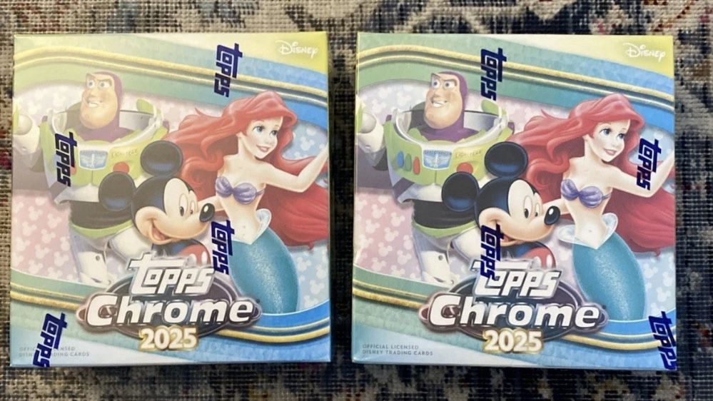 Topps Disney Chrome Mega Box x2