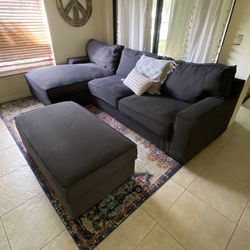 Sofa With Matching Ottoman!