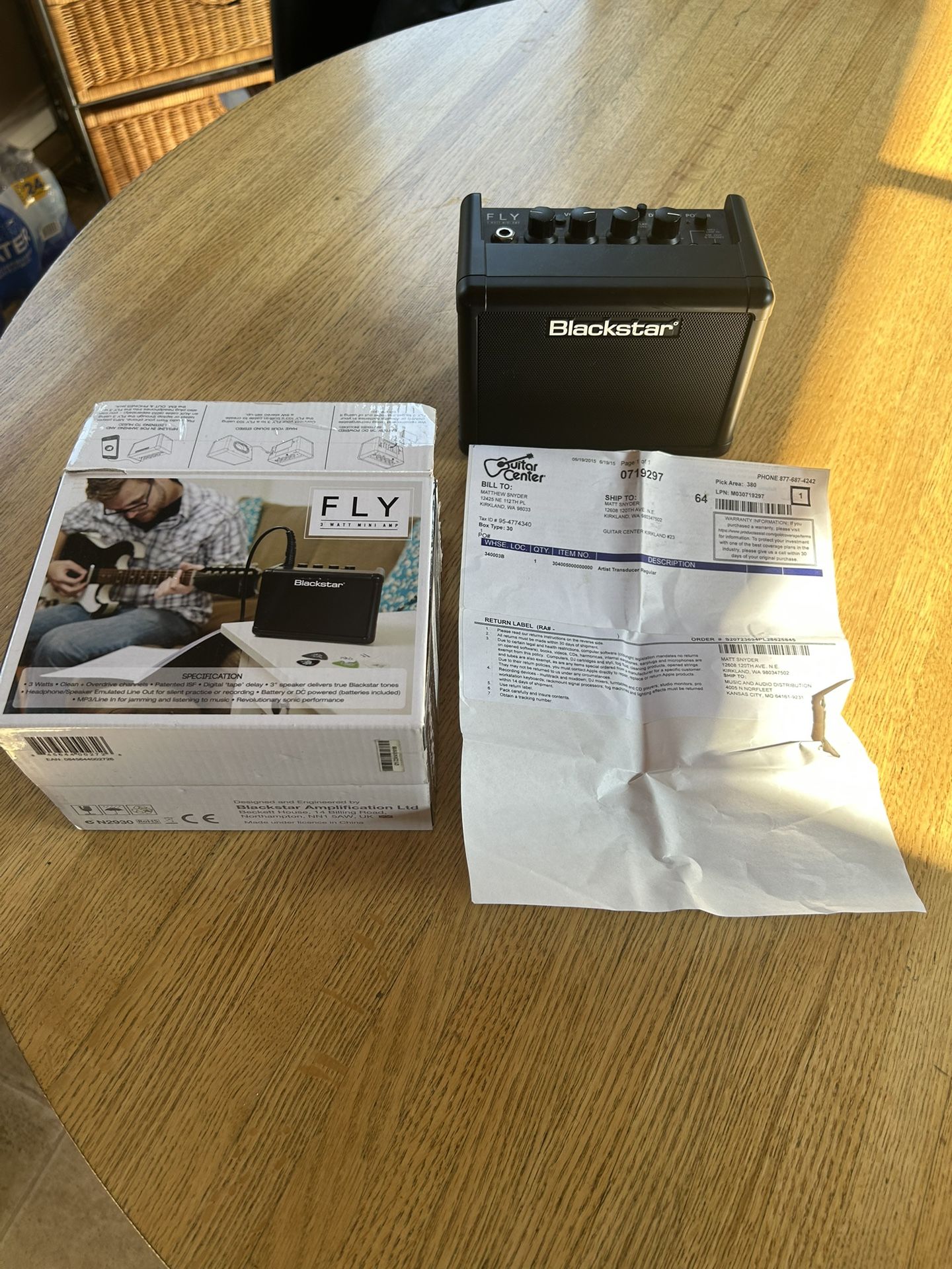 Black Star Small Portable Amp