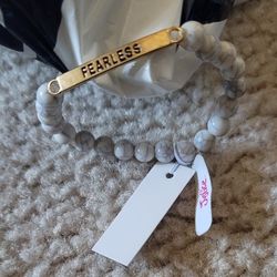 Fearless Beaded Bracelet-New
