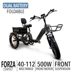 GO BIKE Compact Forza - Medium Foldable Electric Trike