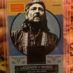 WILLIE NELSON WORN MATERIALS 2014 Panini Golden Age RELIC CARD