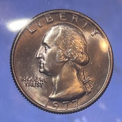 1977 Washington Quarter BU MS Coin