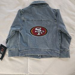 49ERS kids Jean "Style" Jacket %100 Cotton