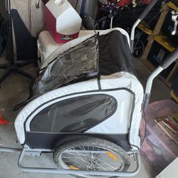 Child Bike Bicycle Trailer & Jogger Stroller Combo
