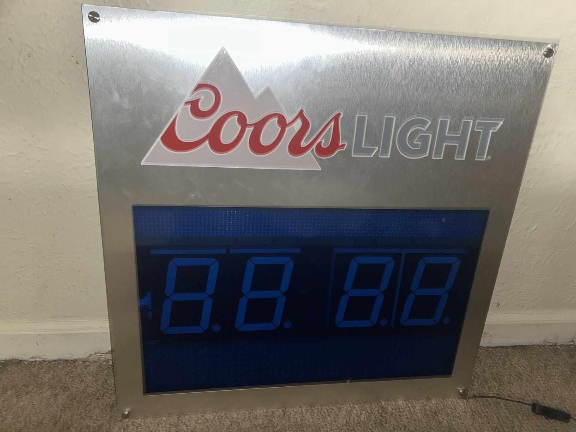 Coors Light Sign Board LED