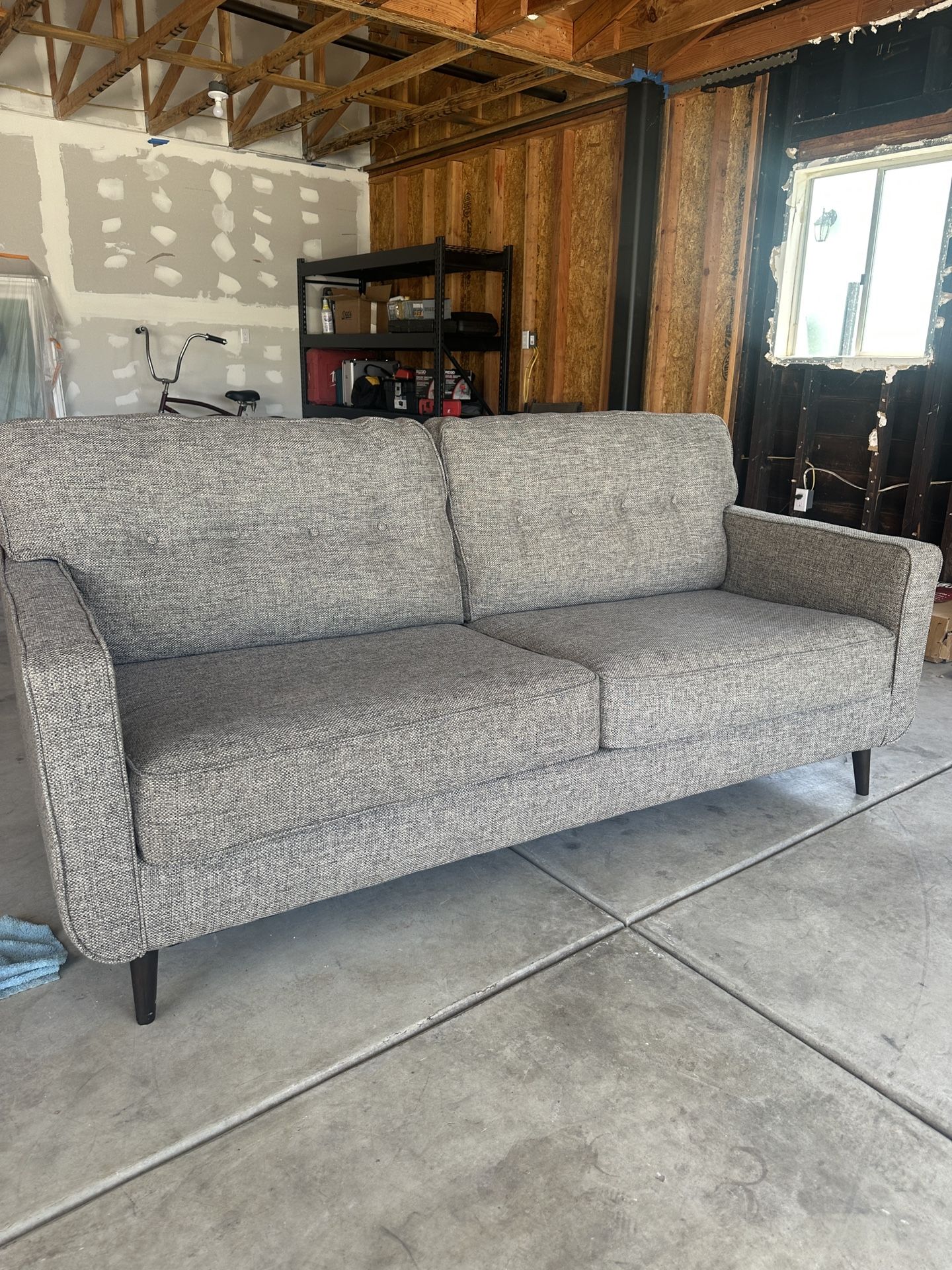 Grey Couch Free Delivery
