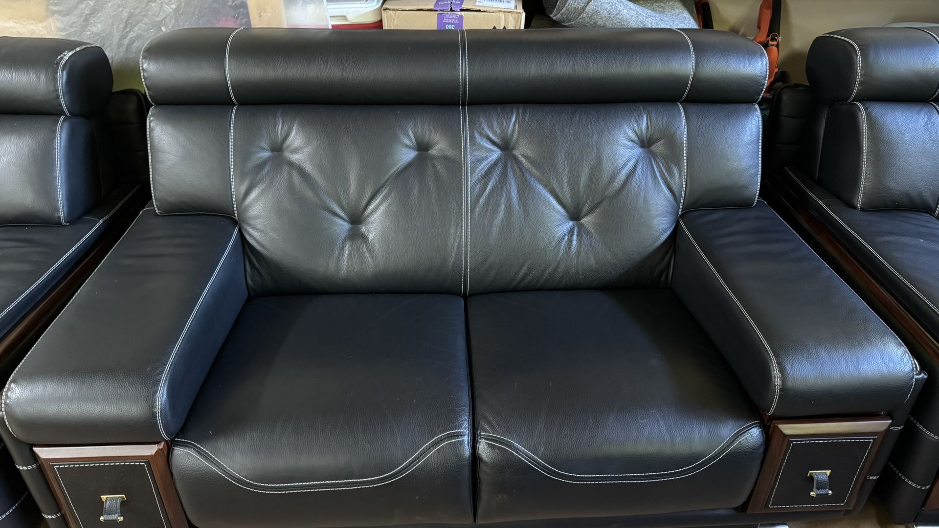 Loveseat And Small Coffee Table