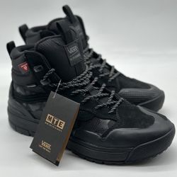 VANS UltraRange EXO Hi MTE-2 Black Waterproof Hiking Boot Shoes Men 8 Women 9.5