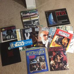 Star Wars Fan Club Material. Patches, Stickers, Bantha Tracks Newsletters, Etc