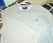 Grey Polo Sweatshirt