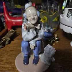 FS Design 2002 Porcelain Clown Figure