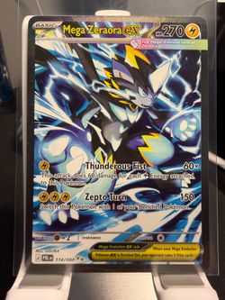 Mega Zeraora EX 114 Pitch Black