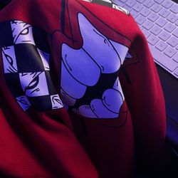 Chrome Hearts X Matty Boy Sadistic Lipstick Hoodie Red/White/Black