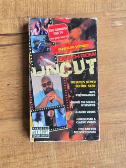 Vtg 1999 Death Row Records Death Row Uncut VHS Tape